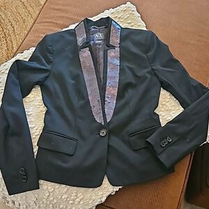 Armani Exchange short suit jacket